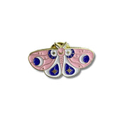 Pin Metálico Mariposa Cósmica Rosada