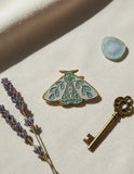 Pin Metálico Mariposa Pastel Celestial
