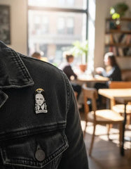 Pin Metálico Merlina Addams