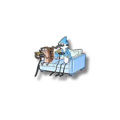 Pin Metálico Mordecai y Rigby Gaming