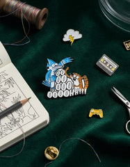 Pin Metálico Mordecai y Rigby OOOOOH!