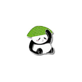 Pin Metálico Panda con Sombrero