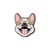 Pin Metálico Perrito Bulldog Francés Sonriente