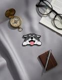Pin Metálico Perrito Husky Asomado