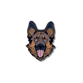 Pin Metálico Perrito Pastor Alemán Feliz