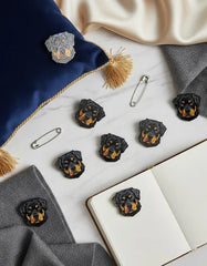 Pin Metálico Perrito Rottweiler