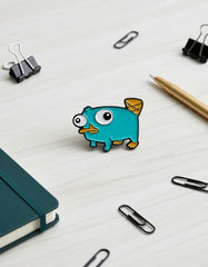 Pin Metálico Perry el Ornitorrinco Bebé