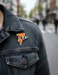 Pin Metálico Pizza Cool