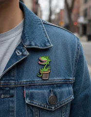 Pin Metálico Planta Carnívora