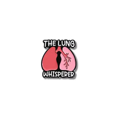 Pin Metálico Pulmones The Lung Whisperer