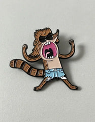 Pin Metálico Rigby Gritando