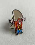Pin Metálico Sam Bigotes