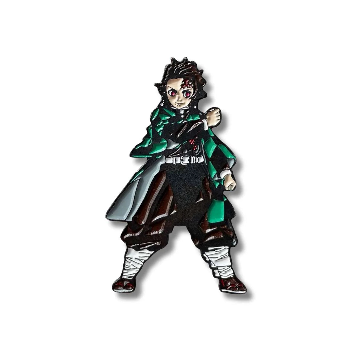 Pin Metálico Tanjiro Capa verde