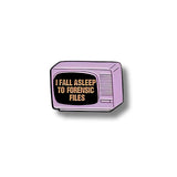 Pin Metálico Televisor Archivos Forenses