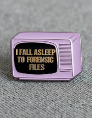Pin Metálico Televisor Archivos Forenses