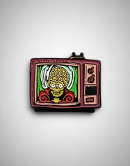 Pin Metálico Televisor Marcianos al Ataque