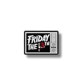 Pin Metálico Televisor Viernes 13