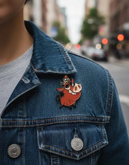 Pin Metálico Timón y Pumbaa Bebés