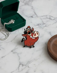 Pin Metálico Timón y Pumbaa Bebés