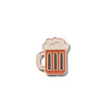 Pin Metálico Vaso de Cerveza Espumosa