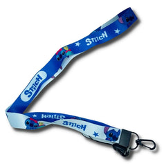 Porta Carnet Cinta Stitch azul