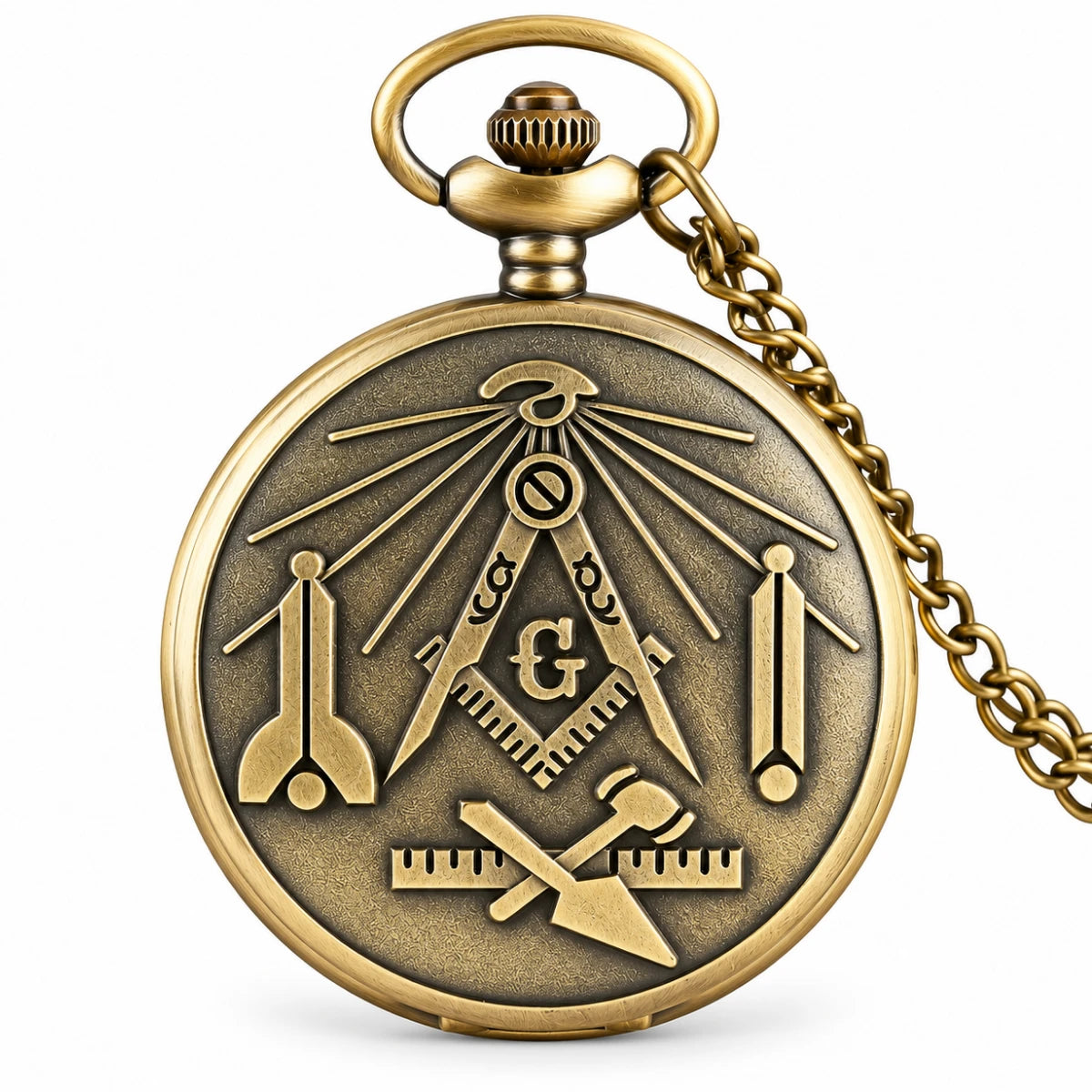 Reloj de Bolsillo Símbolos Masónicos