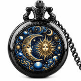 Reloj de Bolsillo Sol y Luna Celestial