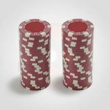 Set Fichas Póker Rojas x 50 Unidades Calidad Casino Vip