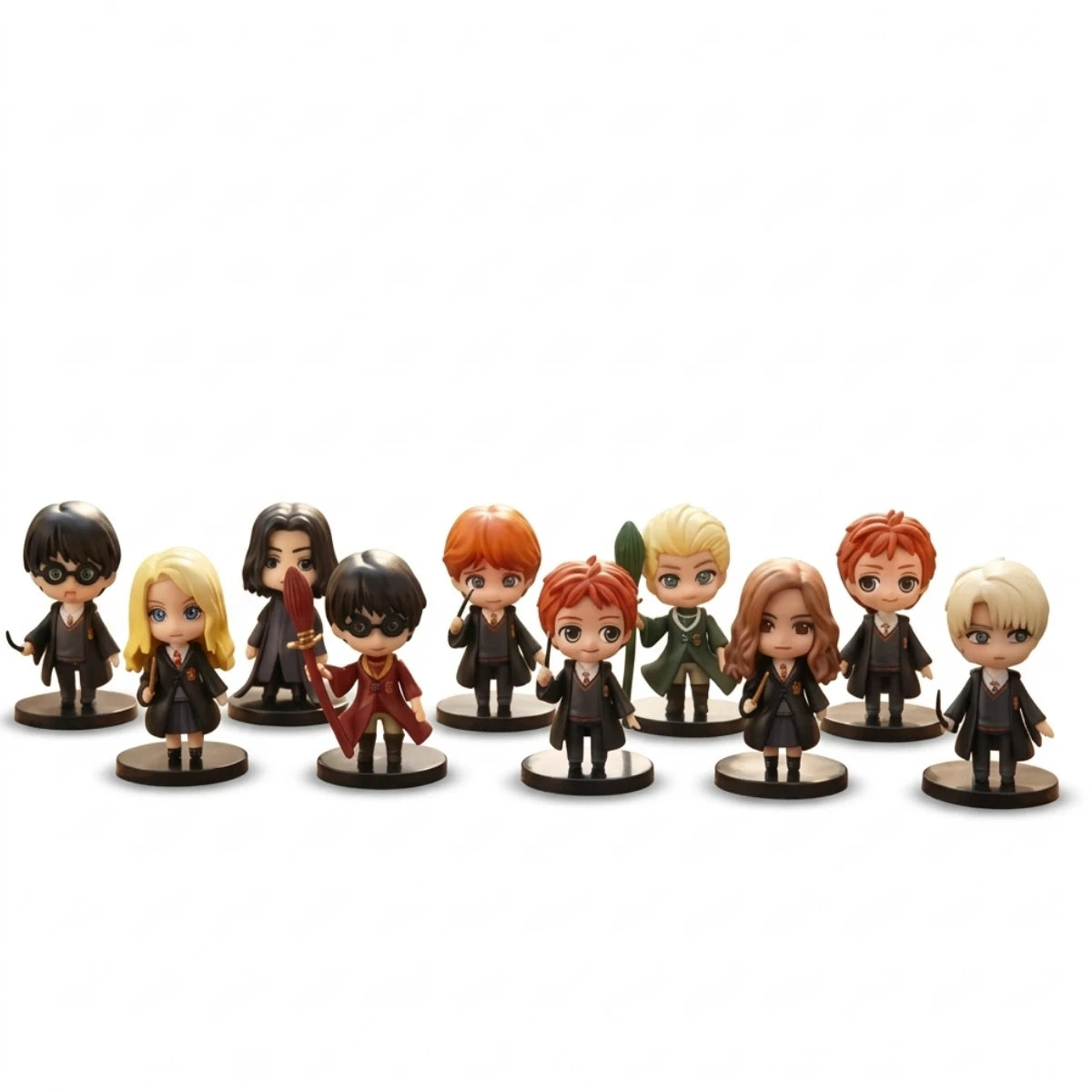 Set Figuras Harry Potter 10 Personajes Chibi 8 cm