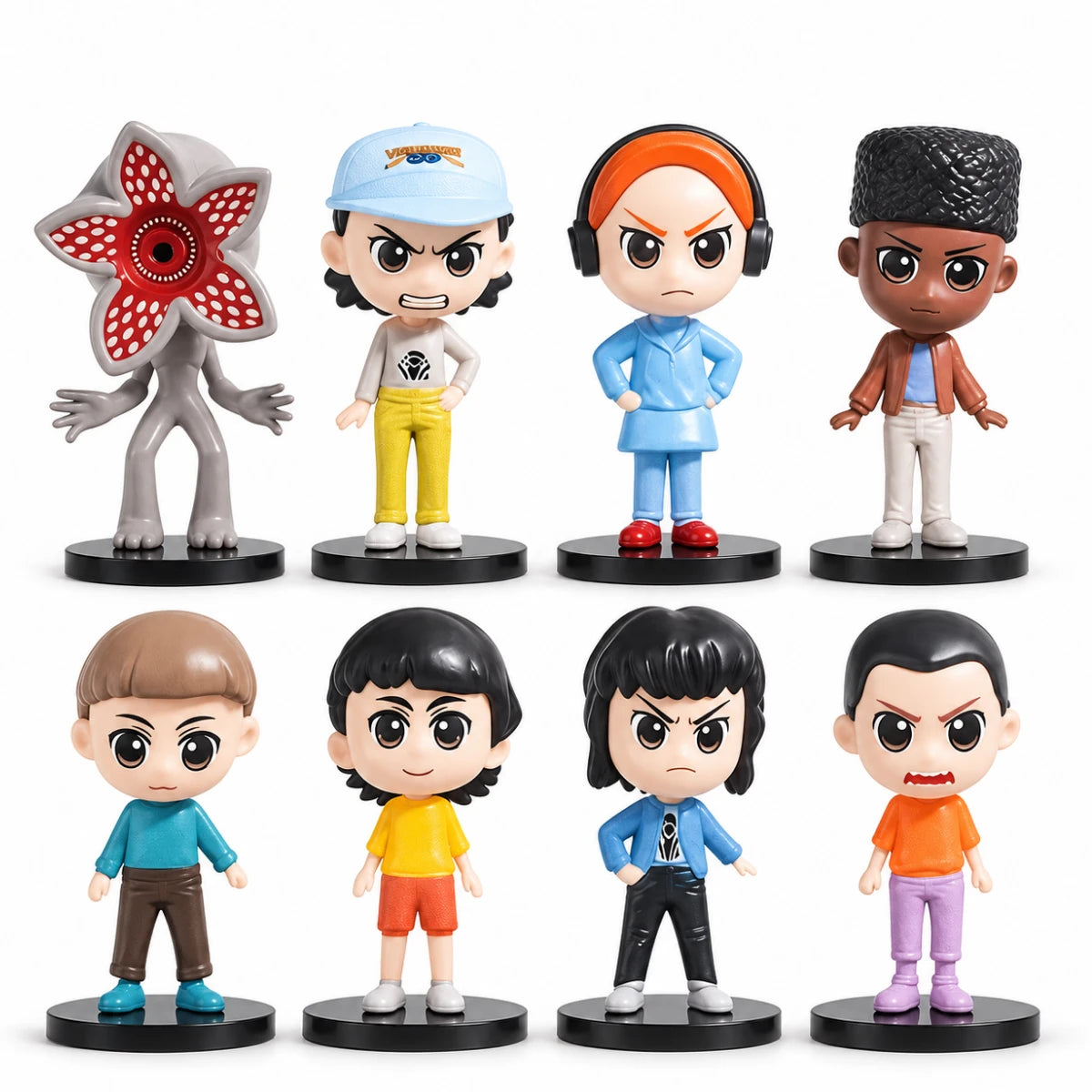 Set Figuras Mini Stranger Things 8 Personajes 9 cm