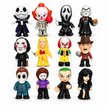Set Figuras Mini Terror Clásico 12 Personajes 4 cm