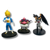 Set x 3 Figuras 13 CM Dragon Ball Z Sobre Base