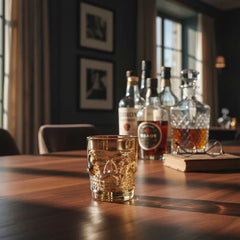 Set x 6 Copas Shots Calavera 48 ml Doradas