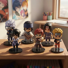 Set x 6 Figuras Naruto 8 CM