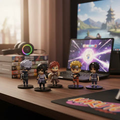 Set x 6 Figuras Naruto 8 CM