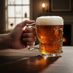 Vaso Cervecero Calavera 500 ml Transparentes (1 Unidad)