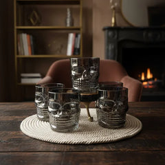 Vaso Whiskero Calavera 290 ml Negro