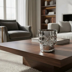 Vaso Whiskero Calavera 290 ml Plateado