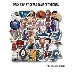 Pack x 5 Stickers Game of Thrones