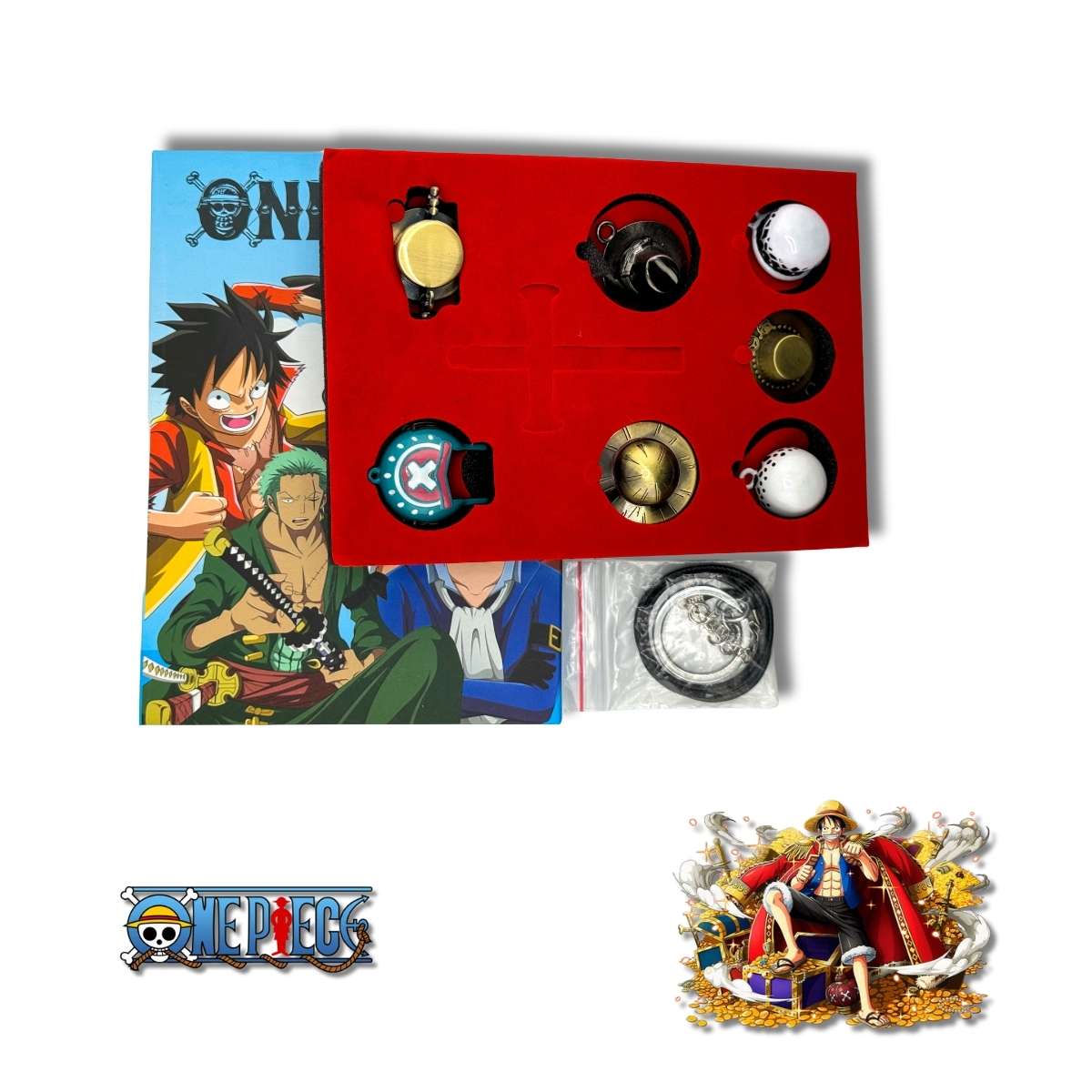 Set 7 Dijes Sombreros One Piece