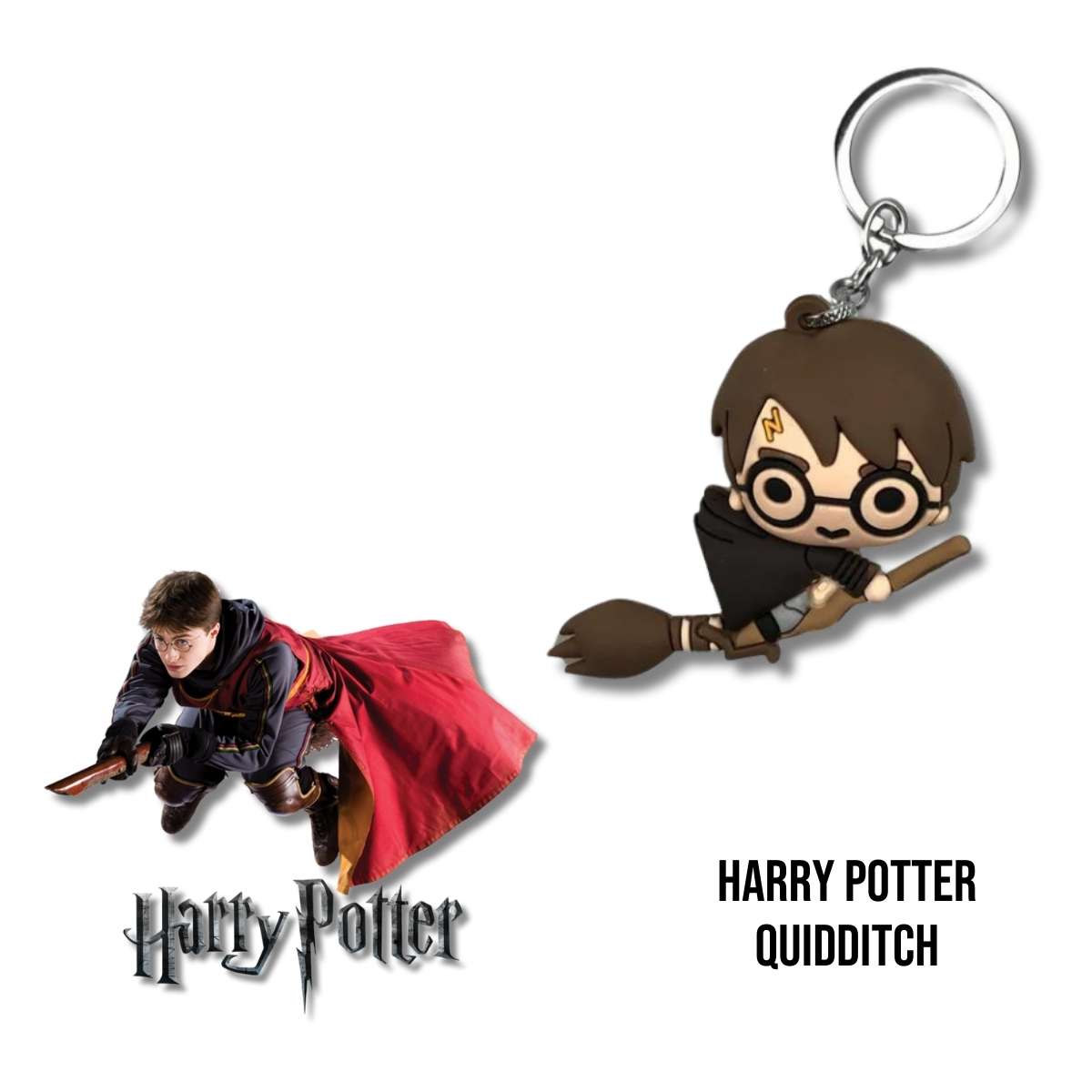 Llavero 3D PVC Harry Potter Quidditch