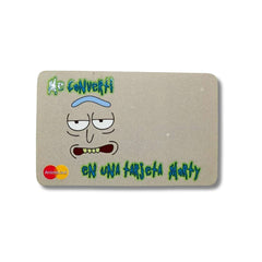 Carnet Sticker Cover Me Convertí en una Tarjeta Morty Gris