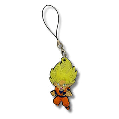 Llavero PVC Cordón Lariat Goku Super Saiyajin Enojado