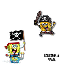 Pin Metálico Bob Esponja Pirata