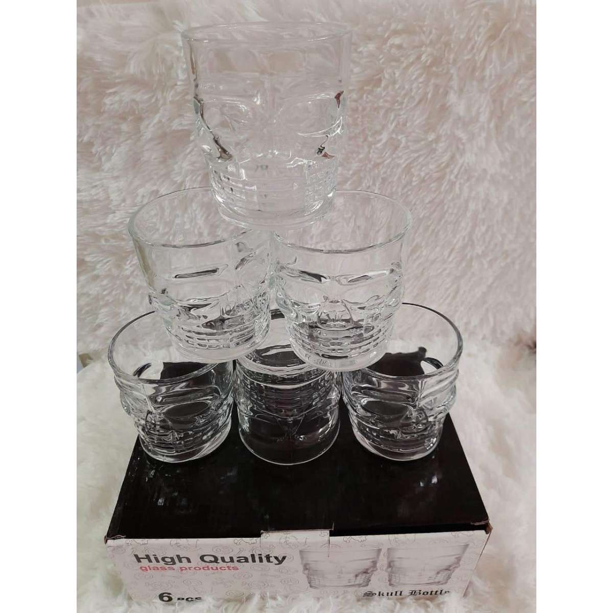 Torre Set Vasos Whiskeros Calavera 290 ml