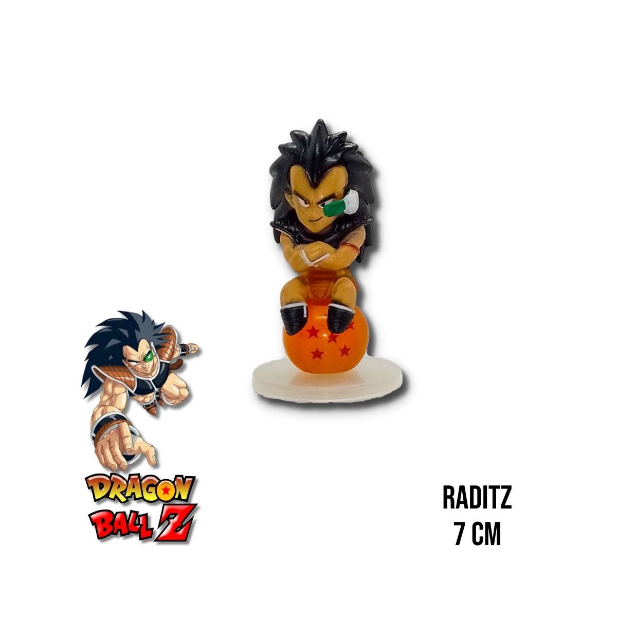 Figura Raditz 7 CM de Dragon Ball