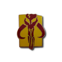 Pin Metálico color rojo y amarillo Boba Fett