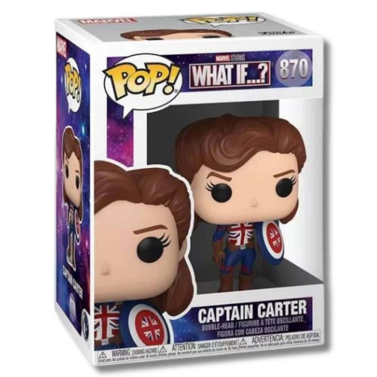 Funko Pop! Capitana Carter 870 Caja