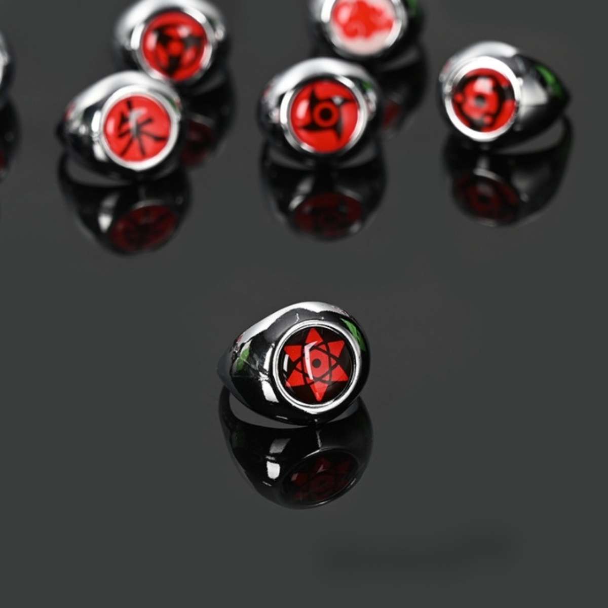 Anillos Naruto 6 Variaciones del Sharingan