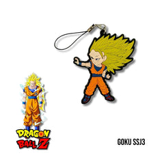 Llavero PVC Cordón Lariat Goku SSJ3